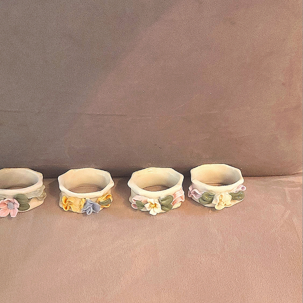 4 napkin rings